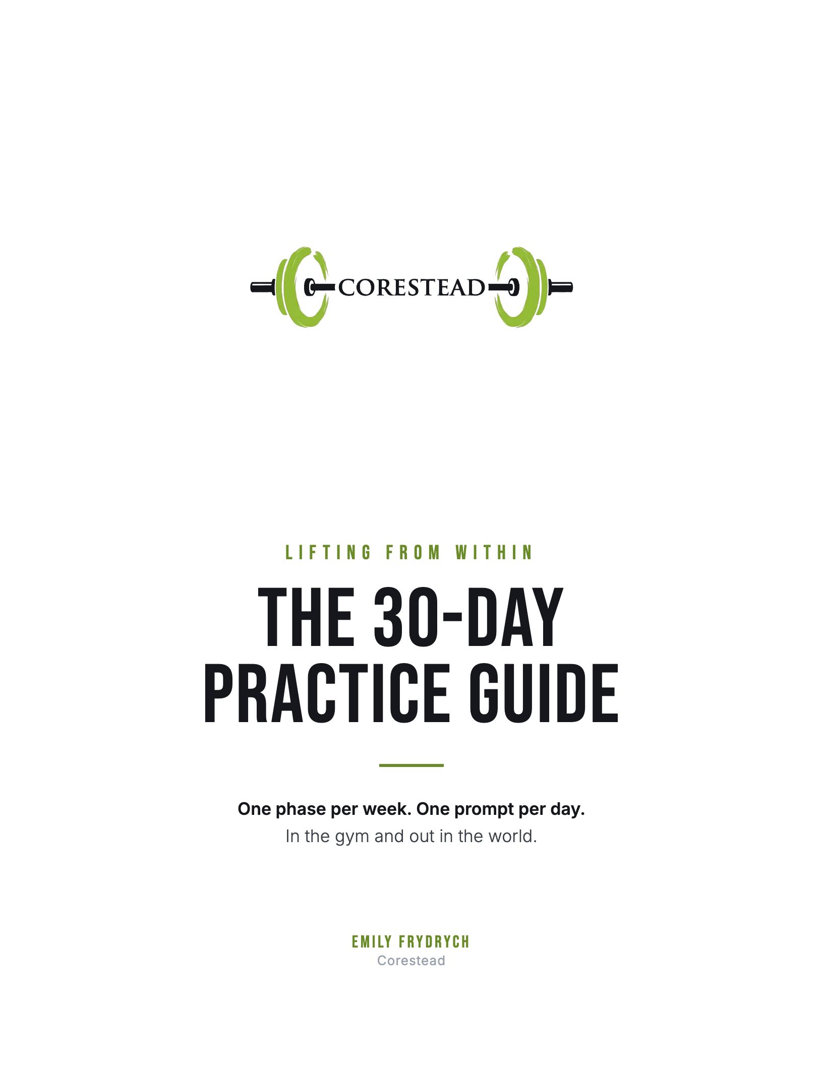 The 30-Day Practice Guide cover